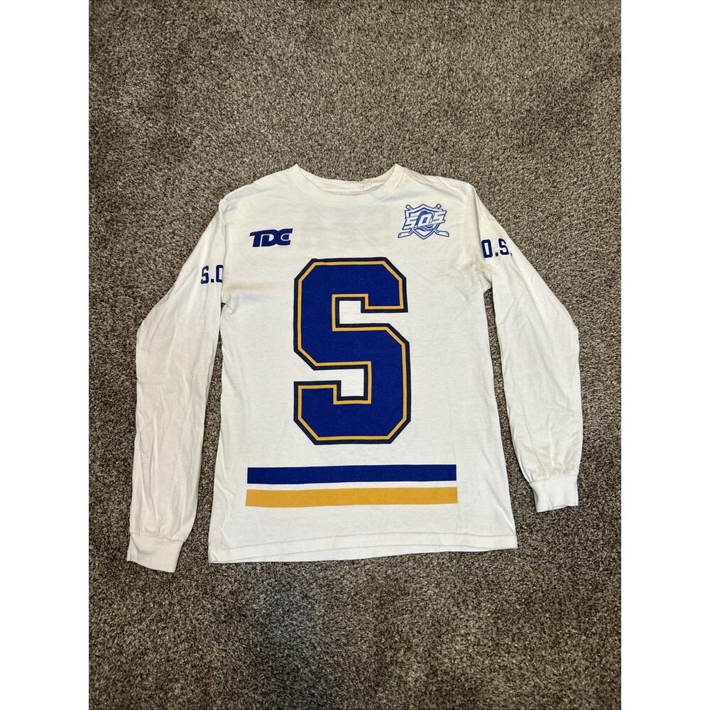 SZA SOS Tour Merch White Long Sleeve Hockey Jersey T-Shirt TDE Official Small